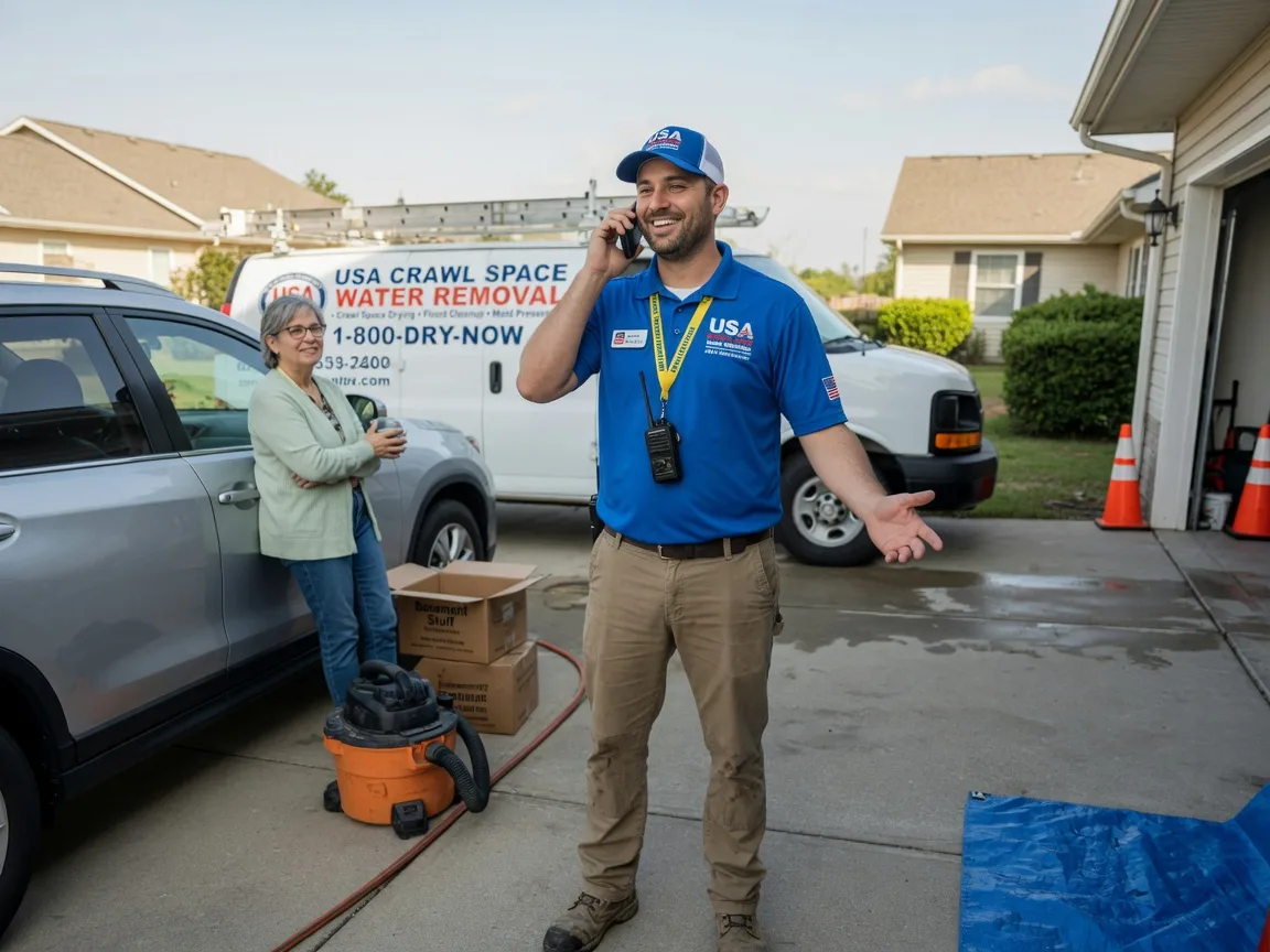 Crawl Space Water Removal Jamestown, NC FAQs